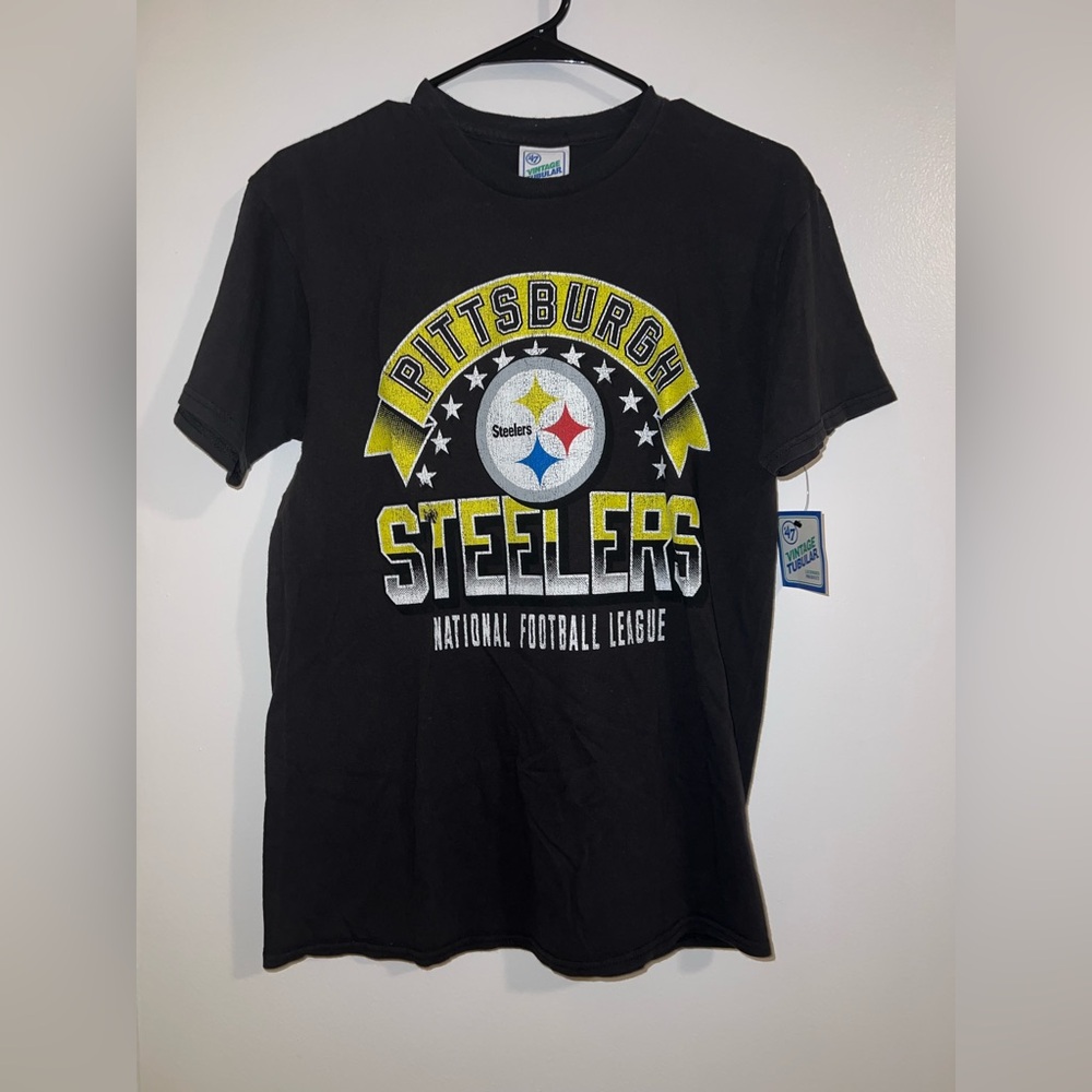 Unisex Pittsburgh Steelers NFL Black T-Shirt
